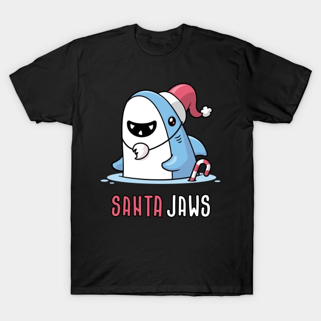 Santa Jaws T-Shirt by zoljo